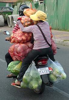 A load of fruits and vegetables
